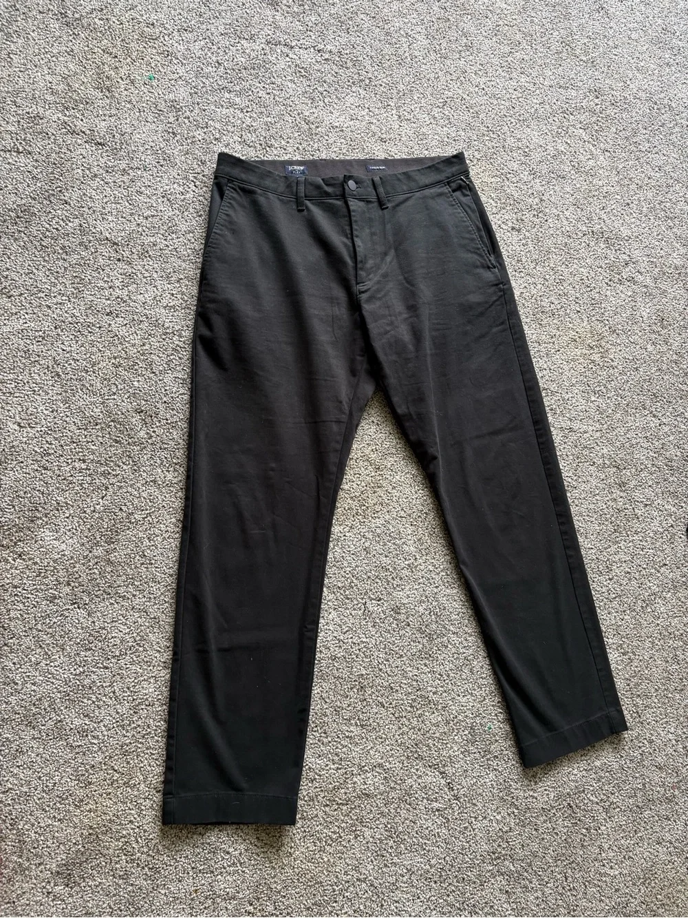 J. Crew Black Chino Pants - Slim Straight